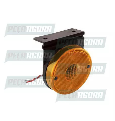 LANTERNA LATERAL RANDON 2000 LED BIVOLT COM SUPORTE SOQUETE INTERNO -AM.PRADOLUX