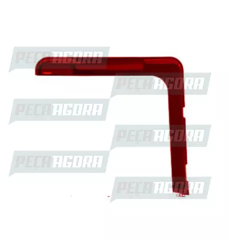 PAR PAR CALHA CHUVA PARA SCANIA 114/124 2003 ... ''L'' VERMELHO FABBOF (420821)