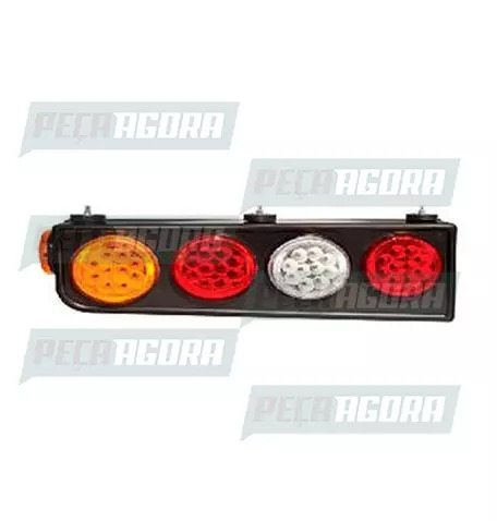 LANTERNA TRASEIRA KIT RANDON 40 LED SEM ABA PS 24V ESQUERDO PRADOLUX PL2066 (451