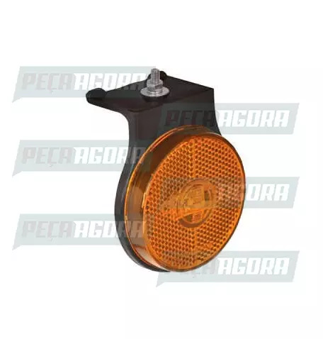 LANTERNA LATERAL CARRETA 2000 LED COM SUPORTE COM CONECTOR AM.PRADOLUX PL0684 (4