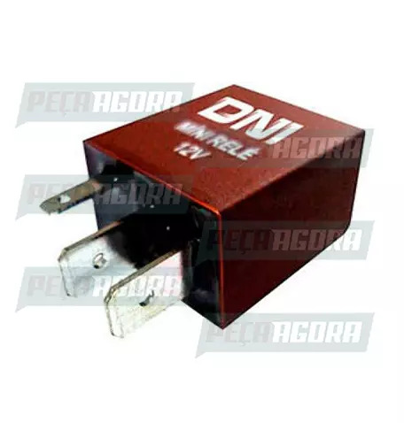 RELE MINI AUXILIAR FORD/GM 4 TERMINAIS SEM SUPORTE 30A 12V DNI 0123 (52288733.)