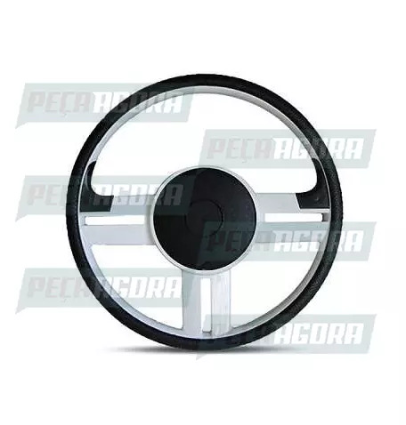 VOLANTE 380MM ACTION SPORT SEM CUBO UNIVERSAL BRANCO (444612)