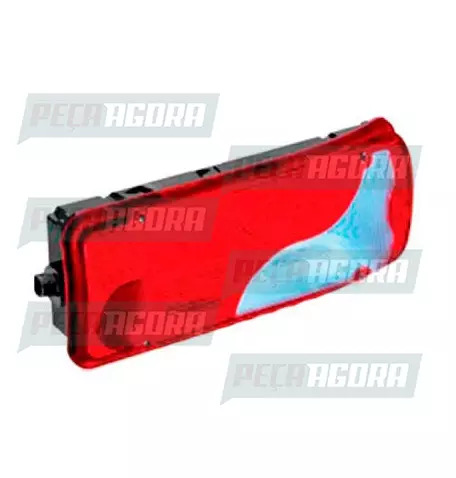 LANTERNA TRASEIRA MAN SEM VIGIA DIREITO BOTINHA COM CONECTOR LENTE AZUL IVA (2V5