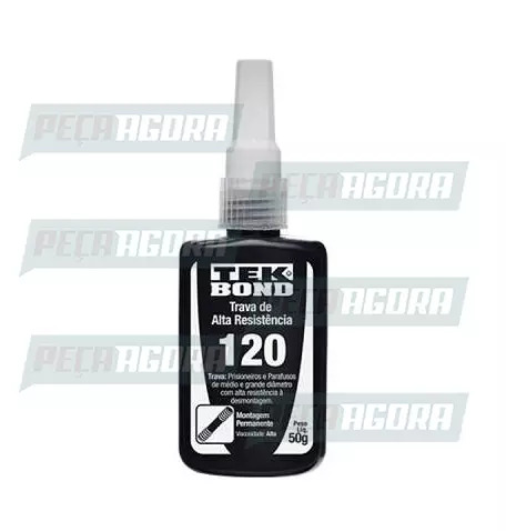 TRAVA PARAFUSOS AT 120 VERMELHO 50G TEKBOND (446681)