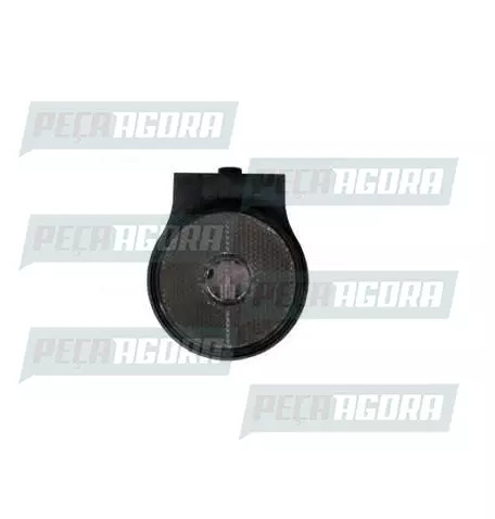 LANTERNA LATERAL CARRETA 2000 LED COM SUPORTE COM FIOS BIVOLT FUME 65MM (458959)