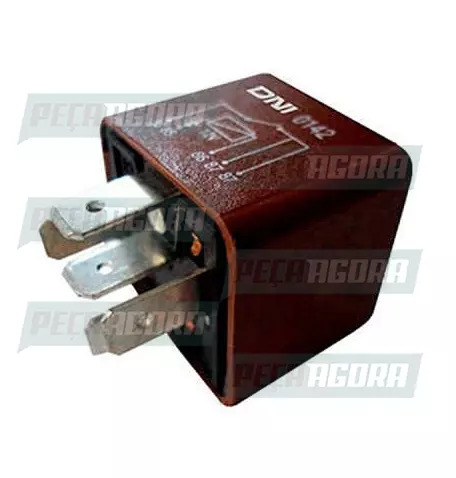 RELE AUXILIAR PARA IVECO/FIAT 5 TERMINAIS SEM SUPORTE 2X30A 12V DNI 0142 (029917