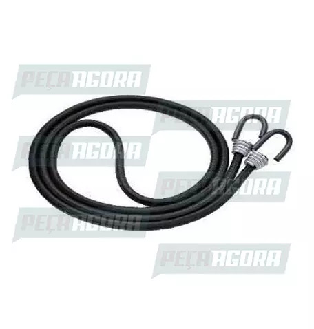 EXTENSOR ELASTICO 2MT GANCHO FERRO PRETO (445864)
