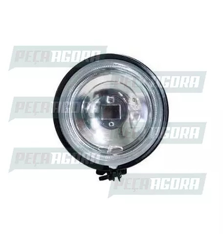 FAROL MILHA REDONDO LISO CHAPA/VIDRO (455104)