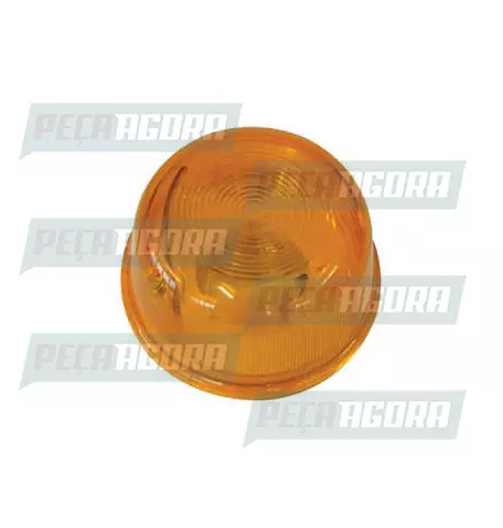 LANTERNA SETA MERCEDES BENZ 1938S REDONDA ACRILICA LATERAL AMAR.ADAPTACAO COM SO