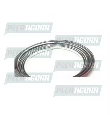 FRISO COLANTE LISO 12MM (ROLO COM  06 MTS.) CROMADO (423773)