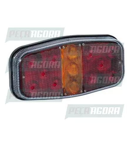 LANTERNA TRASEIRA CANOINHA BICOLOR LED 24V - FIXACAO TRASEIRA CONCTOR SELADO 212