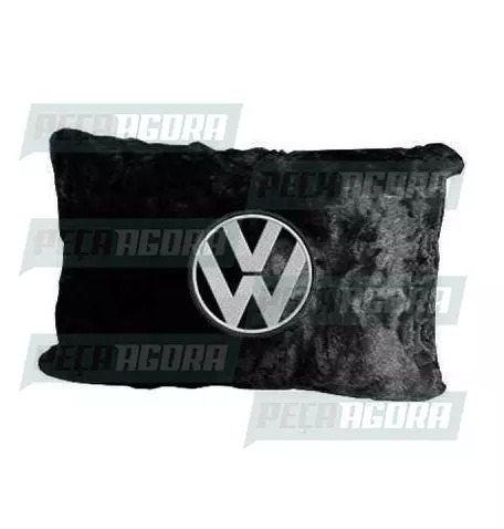 ALMOFADA PELUCIA CHINIL 45X45/50X40/50X50 C/LOGO VW PT (447774)
