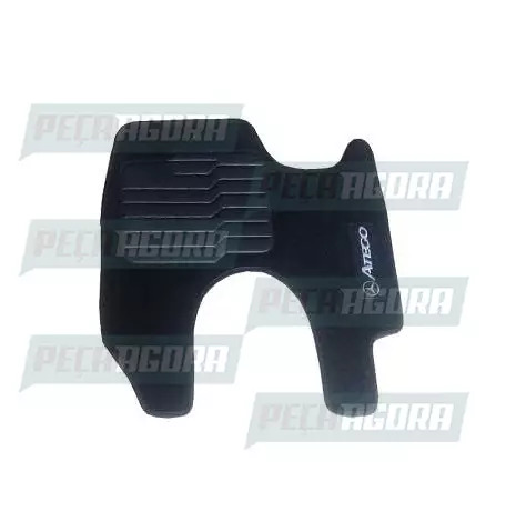 TAPETE TEXTURIZADO ORIGINAL MODELADO C/LOGO MB ATEGO MOTORISTA PRETO PREMIUM (45