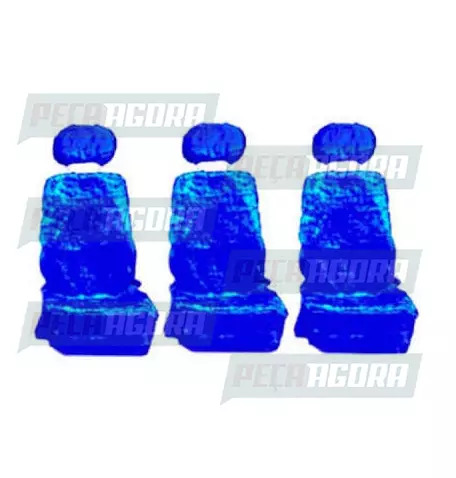 CAPA PELUCIA CHINIL BANCO S/LOGO FORD CARGO 11/12 MOTORISTA/CARONA 03 BANCOS GAU