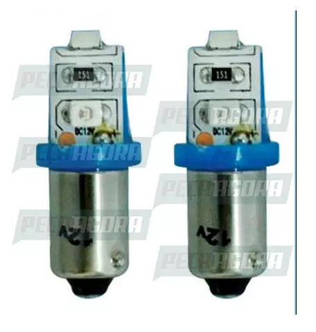 PAR LAMPADA IMPORTADA LED 69 12V 03 LEDS AZUL (PAR) (439910)