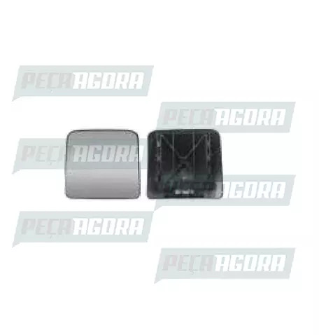 VIDRO ESPELHO VW MAN CONVEXO COM DESEMBACADOR COM BASE AUXILIAR ESQUERDO ER1269B