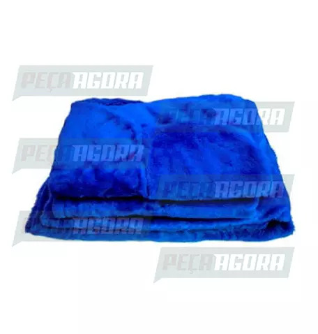 CAPA PELUCIA CHINIL SOFA INDIV.C/LOGO FORD CARGO MOTORISTA/CARONA GAUCHA AZUL (4