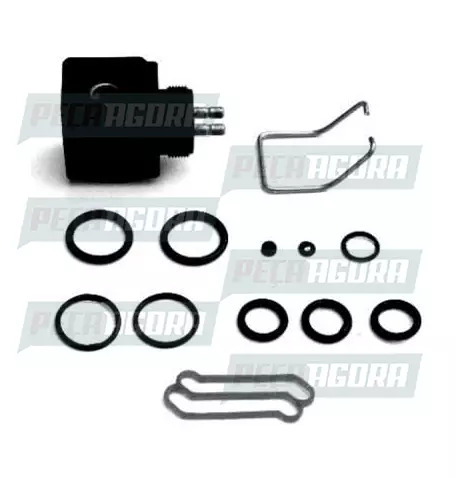 KIT REPARO P/VALVULA PARA SCANIA 114/124/P90 (SO BOBINA E BORRACHAS) (13646361)