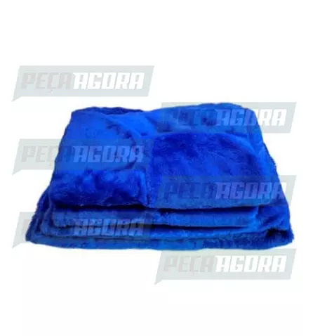 CAPA PELUCIA CHINIL BANCO S/LOGO FORD CARGO SO CARONA SOFA GAUCHA AZUL (457654)