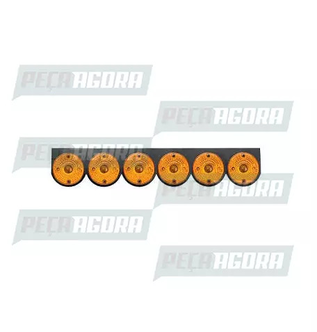 LANTERNA TRASEIRA 06 LENTES COM SUPORTE - AM PL0160 (459023)