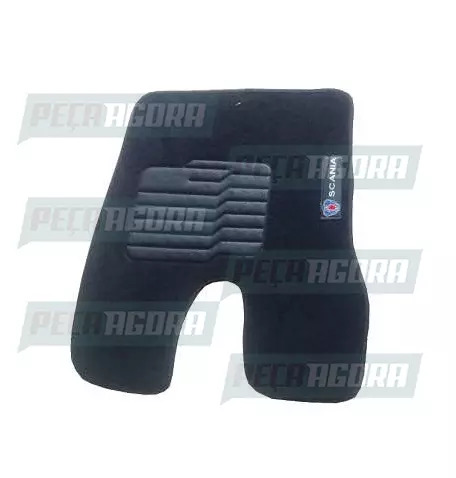 TAPETE TEXTURIZADO ORIGINAL MODELADO C/LOGO SC MOTORISTA PRETO PREMIUM (459436)