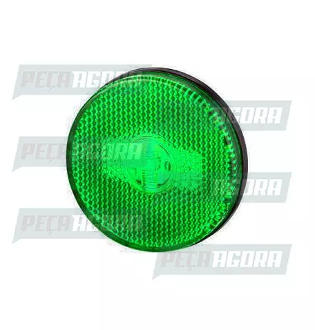 LANTERNA LATERAL GUERRA LED BIVOLT SEM SUPORTE AVULSO 65MM -VD.IVA (455745)