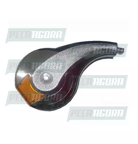 CALOTINHA CROMADA PLASTICA COM REFLETOR ACRILICO AM ESQUERDO RODOAR (452313)