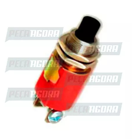 BOTAO PARTIDA/BUZINA UNIVERSAL SIST.FECHADO VERMELHO DIRETEC (445998)