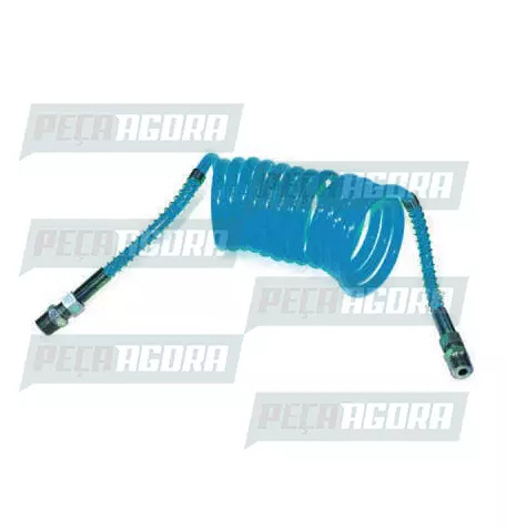 MANGUEIRA ESPIRAL CARRETA NYLON ANTIGA 1/2 NPT 6,5MT AZUL TOP (420639)