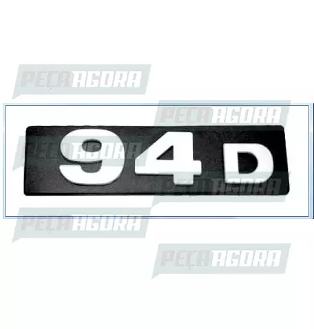 EMBLEMA PLASTICO GRADE PARA SCANIA P94 ''94D'' (13651002)