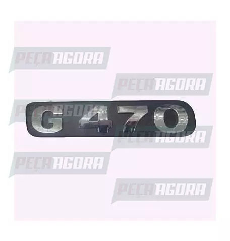 EMBLEMA PLASTICO GRADE CROMADO PARA SCANIA MODERNO ''G470'' (452301)