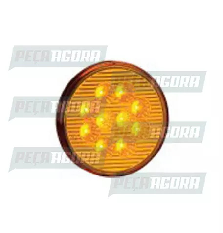 LANTERNA TRASEIRA NOMA 10 LEDS  24V AMARELA 2072.24 SINALSUL (424815)