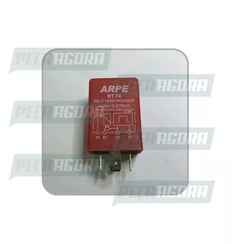 RELE TRAVAS E VIDROS ELETRICO FORD/VOLKSWAGEN 4 TERMINAIS SEM SUPORTE 12V ARPE (