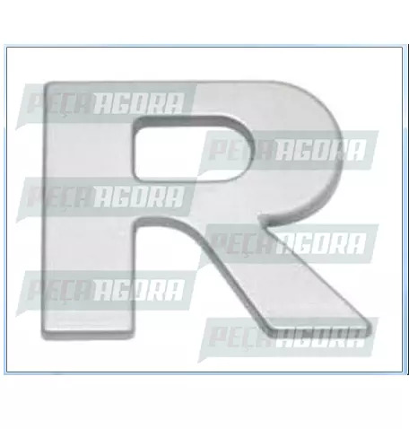 EMBLEMA PLASTICO LETRA ORIGINAL PARA SCANIA SERIE 4 ''R'' (425541)