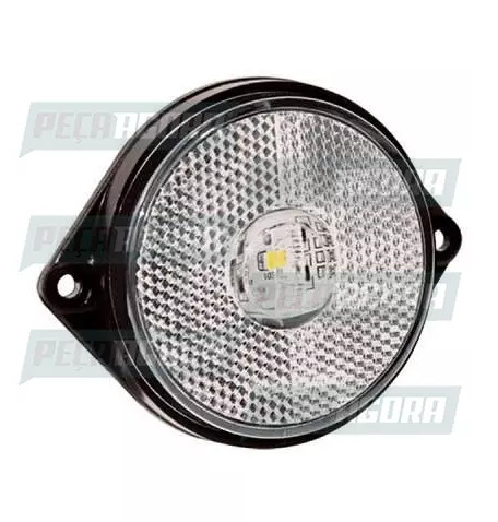 LANTERNA LATERAL ECLIPSE OVAL LED COM CONECTOR CR.PRADOLUX PL0812 (442029)