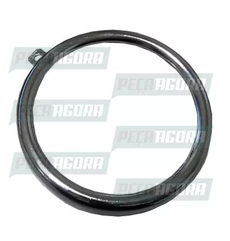 ARO LANTERNA BOJUDA CROMADO EM CHAPA (444434)