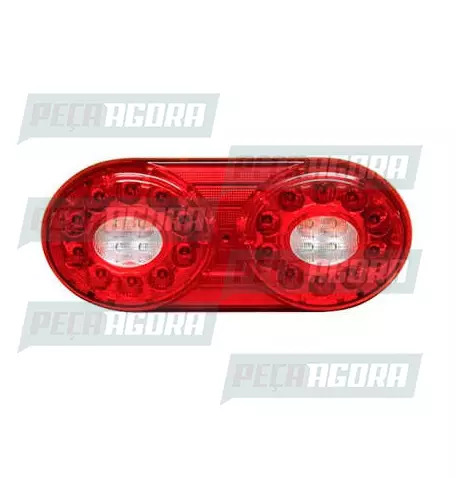 LANTERNA TRASEIRA CARRETA RANDON 2015 COM 28 LEDS NOVA PS ESQUERDO PRADOLUX PL08