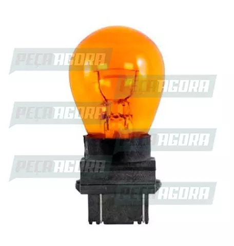 LAMPADA IMPORTADA  3156 12V 27W S25 BASE PLASTICO LARANJA (447882)