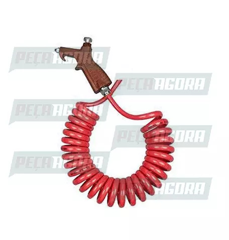 MANGUEIRA AR ESPIRAL 3,50 MT.NYLON PU COM PISTOLA VM (458178)