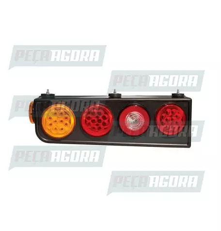 LANTERNA TRASEIRA KIT 2000 DIREITO SEM ABA SIMPLES LED PRADOLUX PL2070 (441188)