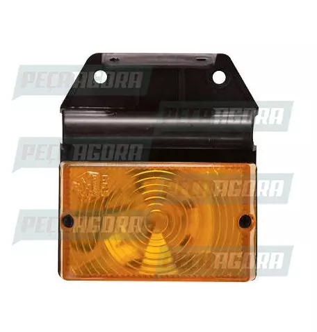 LANTERNA LATERAL BAU GRANDE RETA COM SUPORTE FLEXIVEL 1 POLO AM PRADOLUX PL0458 