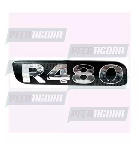 EMBLEMA PLASTICO GRADE CROMADO PARA SCANIA SERIE 5 ''R480'' (448154)