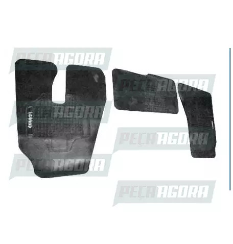 TAPETE PVC FORD CARGO APOS 2012 3 PECAS CINZA (439371)