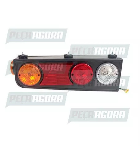 LANTERNA TRASEIRA KIT RANDON COM TRIANGUO SEM ABA TRICOLOR DIREITO  PRADOLUX PL2