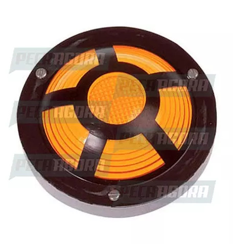 LANTERNA ESTRIBO PRETA 05 JANELAS COM LED - PL0512 PRADOLUX (443868)