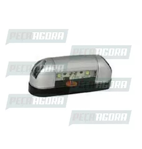 LANTERNA PLACA PALITINHO CINZA TORPEDO LED BIVOLT -AF (449313)