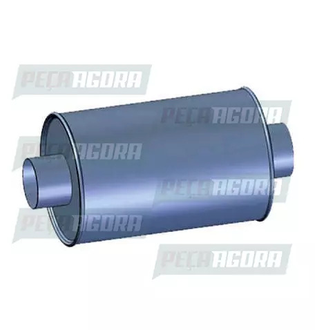 SILENCIOSO ADAPTACAO TUBO CROMADO 4'' 500MM FABBOF (449219)