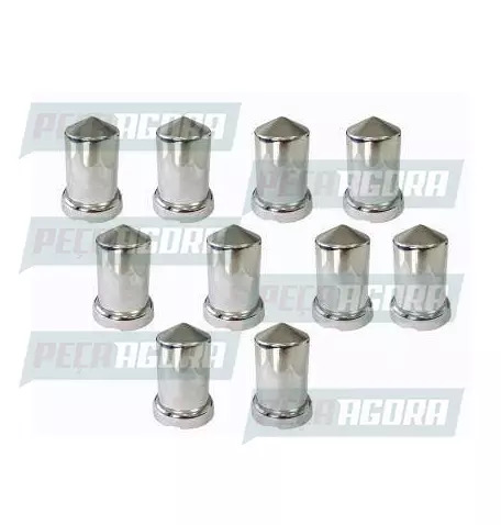 CAPA PORCA RODA UNID.  CROMADA MEXICANA 32 TRACAO TOP (444641)