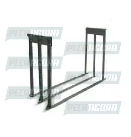 SUPORTE FIXACAO ASSOALHO CAIXA RACHO/COZINHA PLASTICO LUXO 1200 (440573)