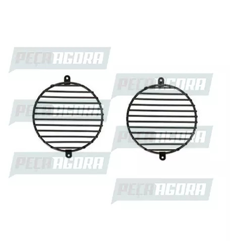 PAR GRADE PROTETORA FAROL CROMADO FORD CARGO 1622/1722/4030/4031 2001/2011 160MM